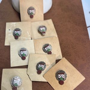 Eight MWA 25 push pins